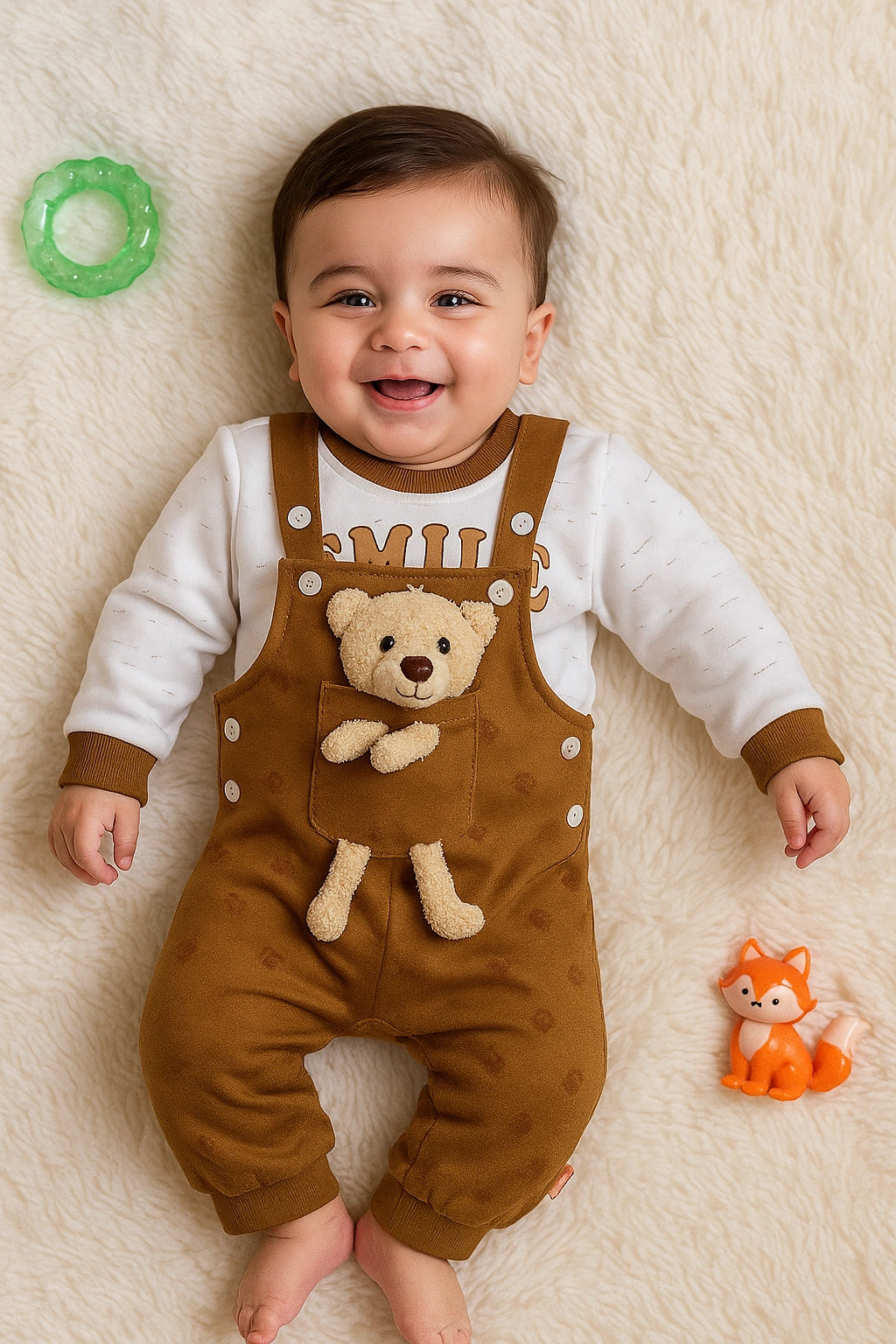 TEDDY BEAR BR Romper - WINTER TERRY