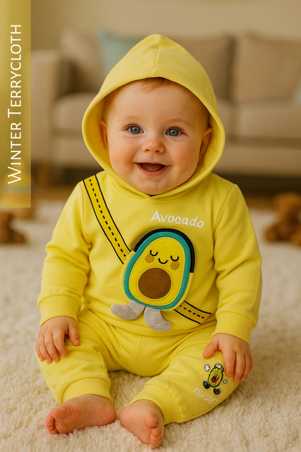 Avocado Hoodie and Trouser - WINTER TERRY