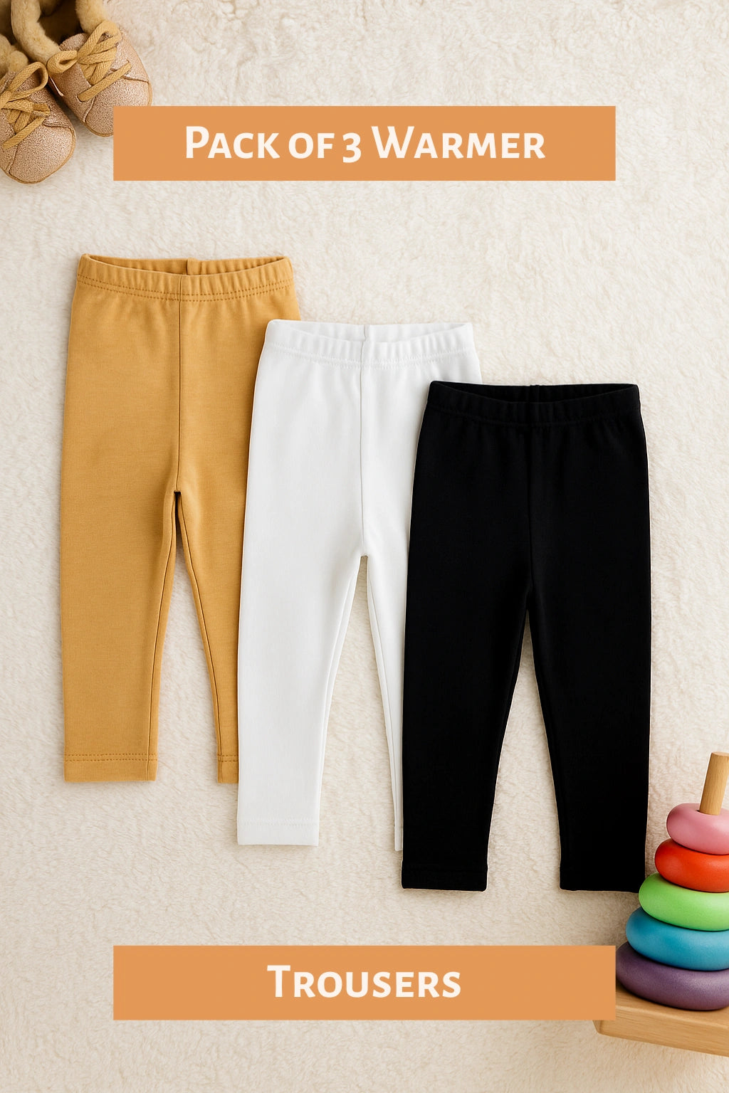 Pack of 3 Inner Thermal & Body Warmer - Infant -4Y