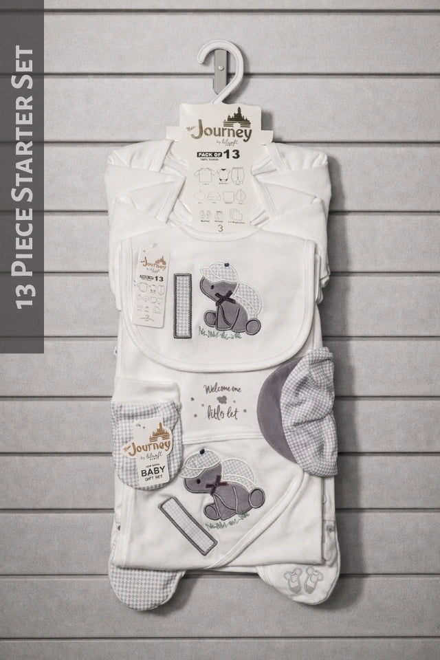 Rabbit Journey GRAY | 13 Piece Starter Gift Set