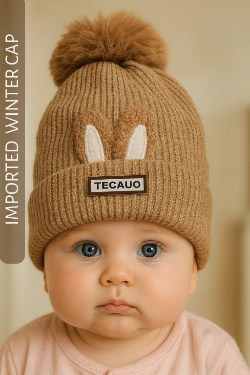 Winter TECAUA BUNNY BROWN Cap 3-9M