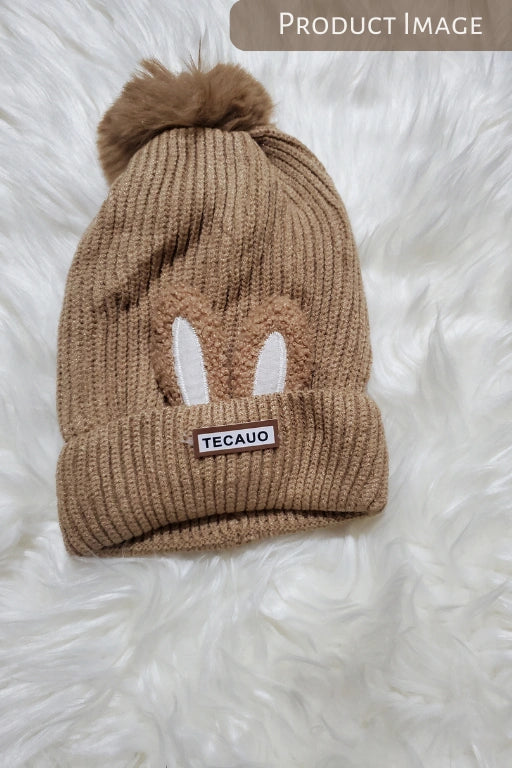 Winter TECAUA BUNNY BROWN Cap 3-9M