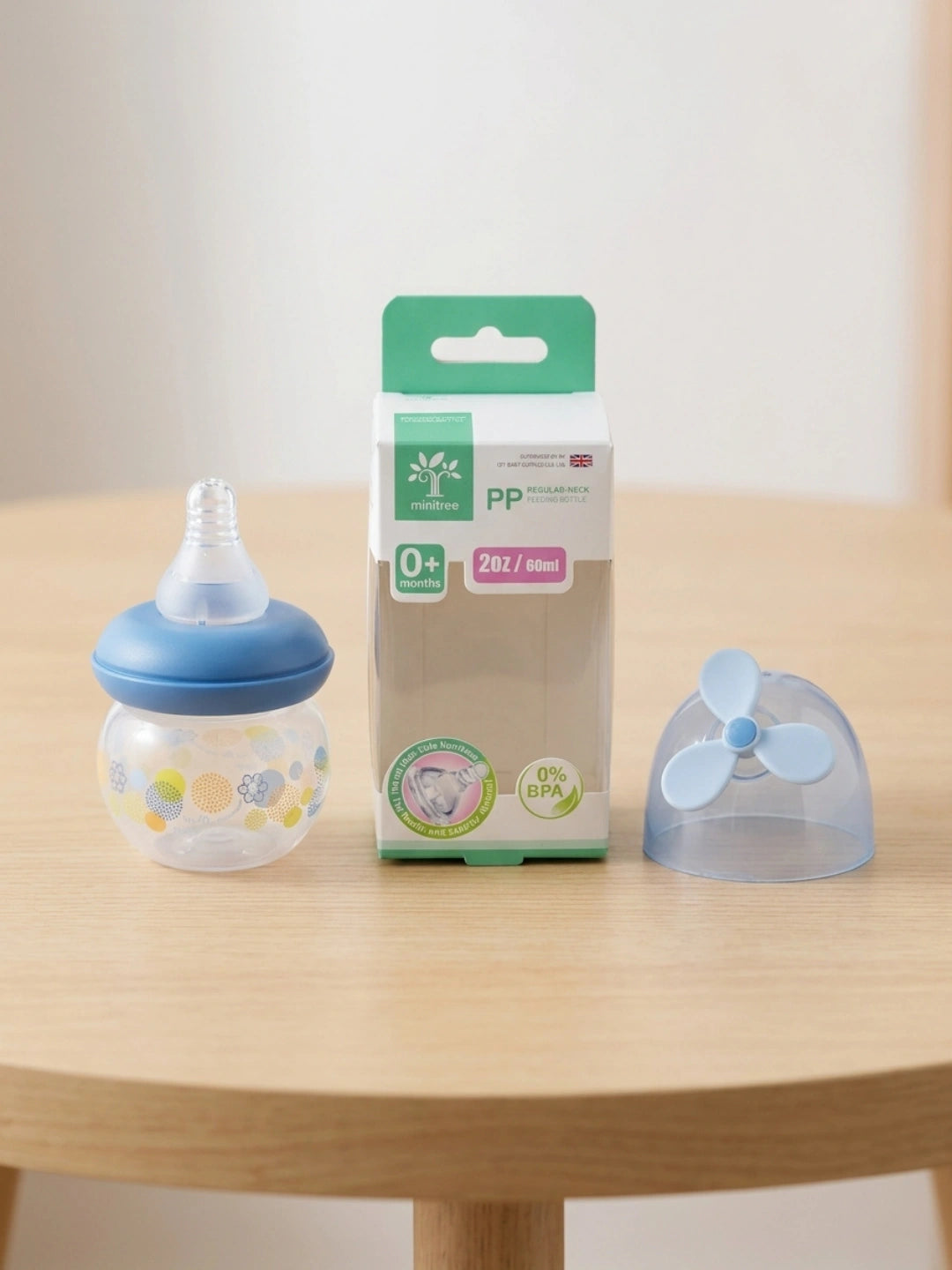 PP Regular-Neck Feeding Bottle – Safe & Gentle (60ml)