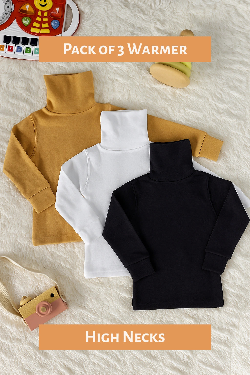 Pack of 3 Inner Thermal & Body Warmer - Infant -4Y