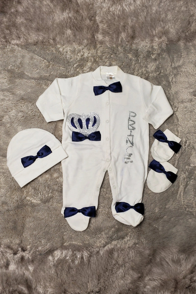 PARTY WEAR Tuxedo White Romper | SUMMER FABRIC