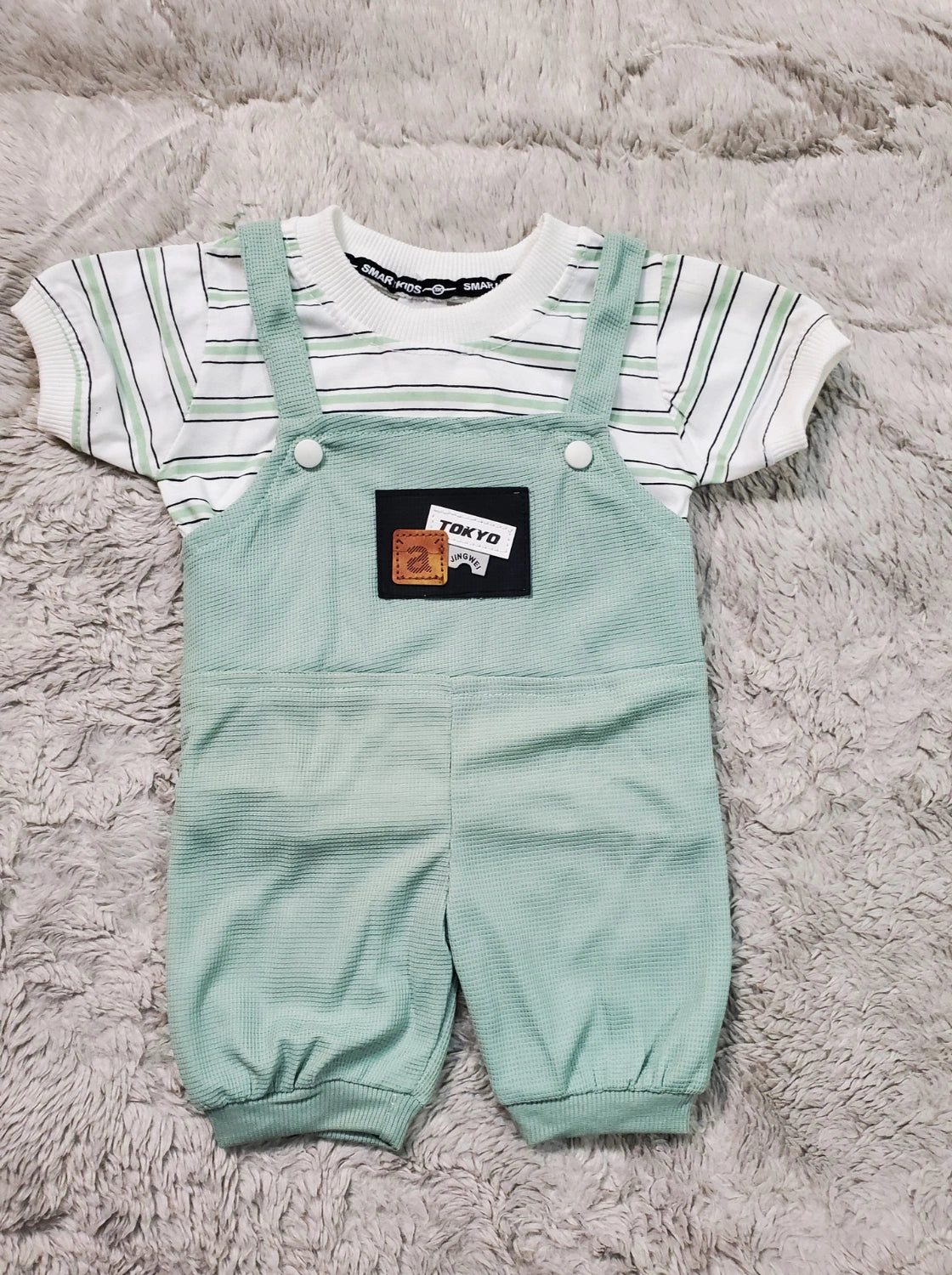 TOKYO Romper LGreen- SUMMER FABRIC