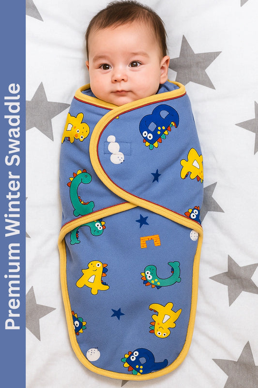 Winter Swaddle ABC Purple 0-9M Baby