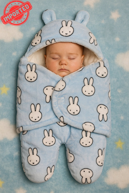 Imported Winter Swaddle Bunny 0-9M Baby