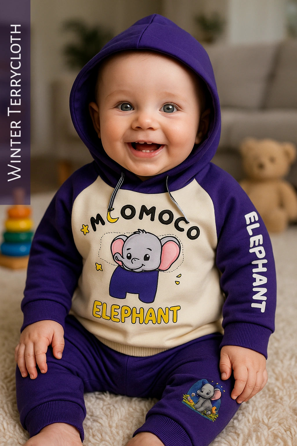MCOMOCO Ele Hoodie and Trouser - WINTER TERRY