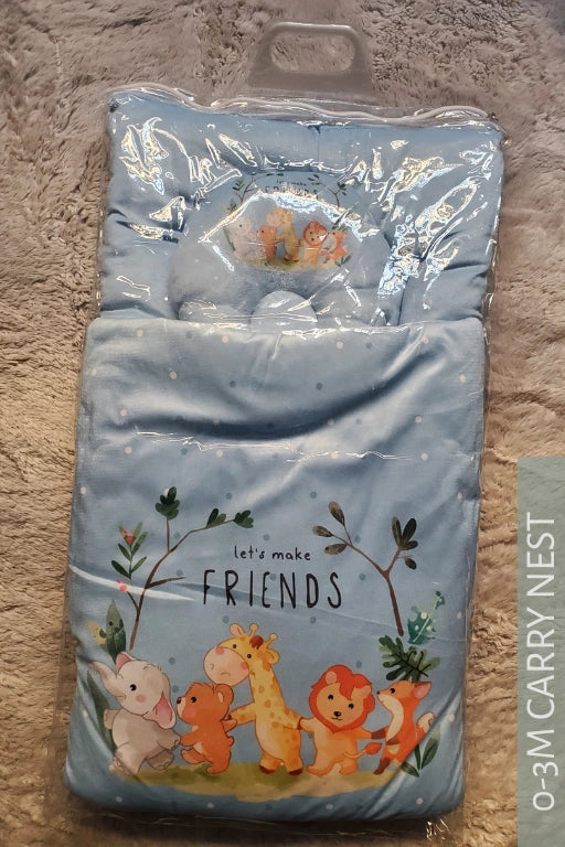 FRIENDS Velvet CARRY NEST Set 0-3M