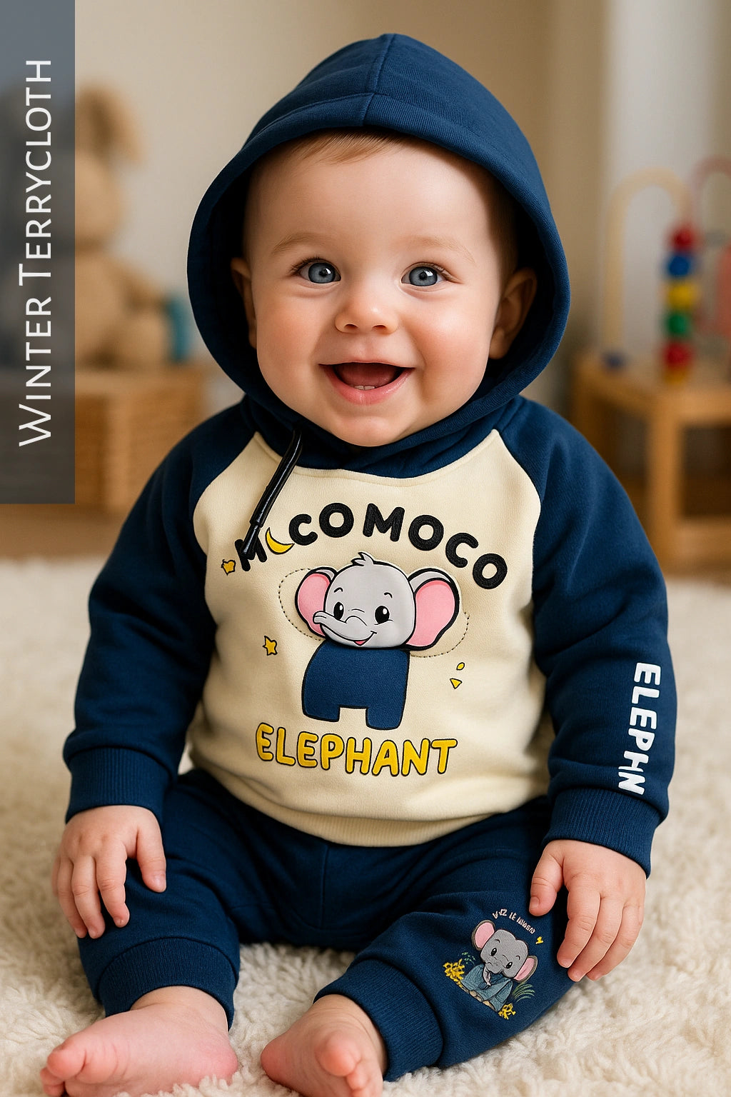 MCOMOCO Ele Hoodie and Trouser - WINTER TERRY