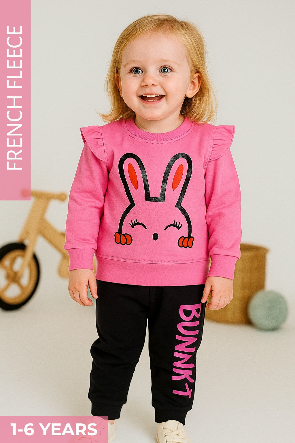 Bunny Coord Set - French Fleece