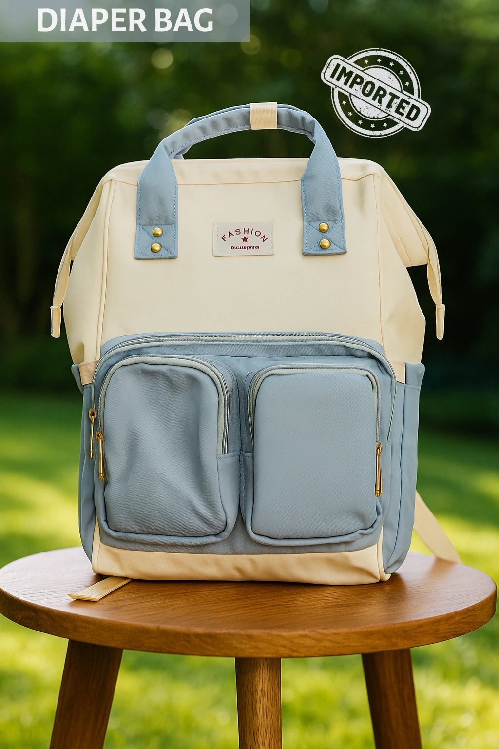 IMPORTED Diaper Bag BLUE- 0-3Y