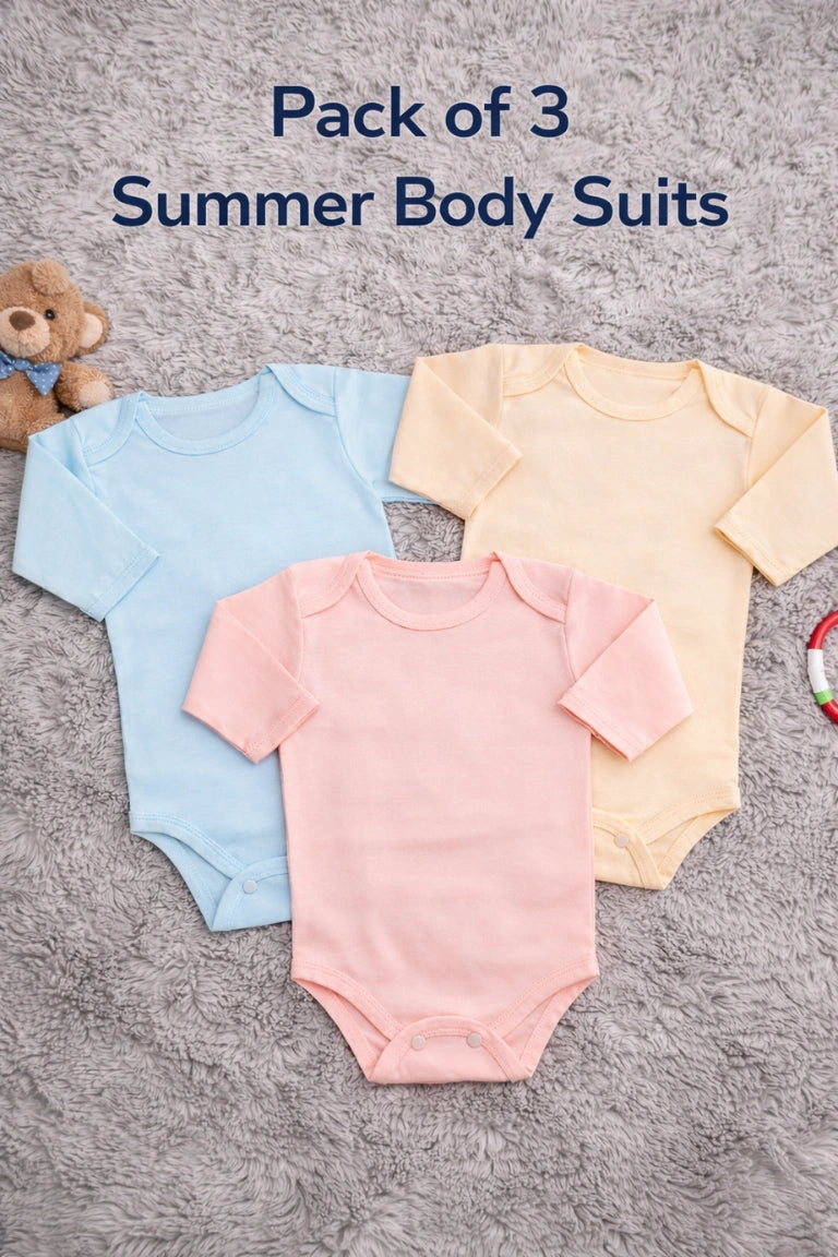 Pack of 3 INNER BODYSUIT 0-9M | Multicolor