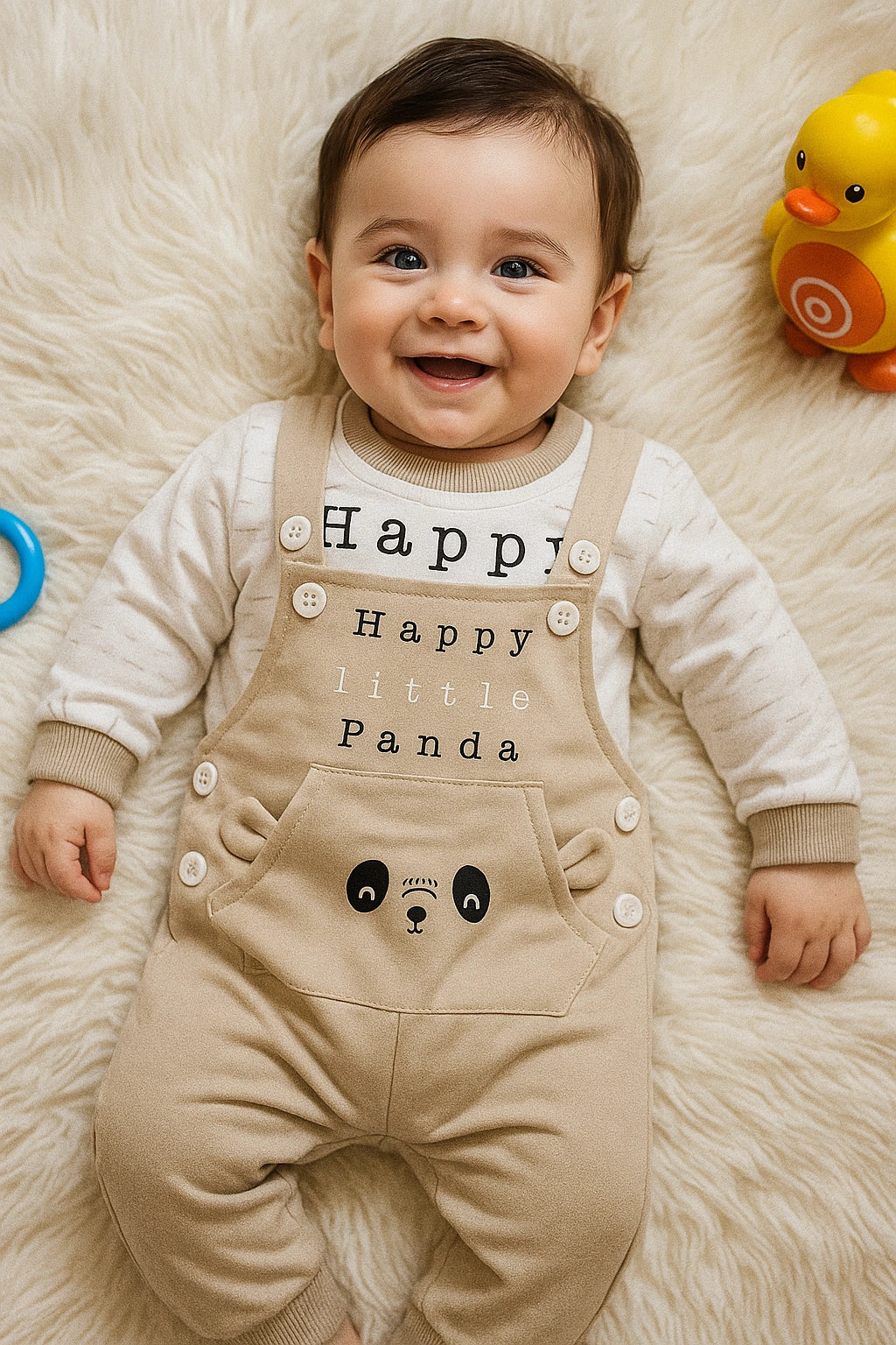 HAPPY PANDA BG Romper - WINTER TERRY