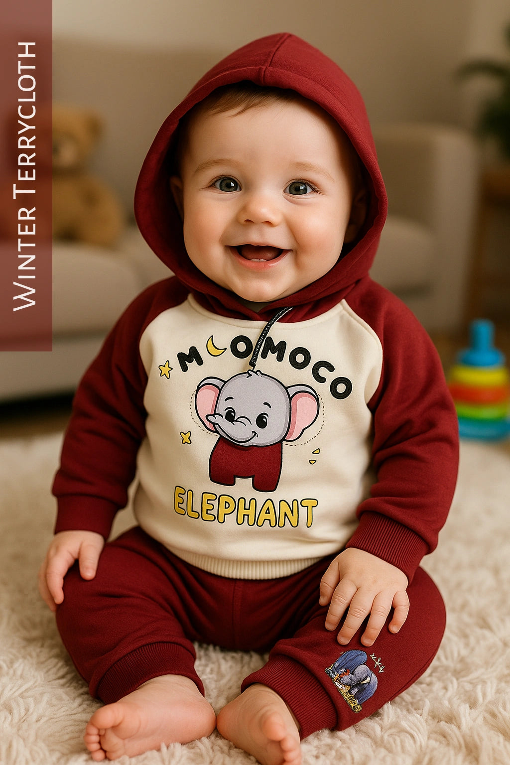 MCOMOCO Ele Hoodie and Trouser - WINTER TERRY