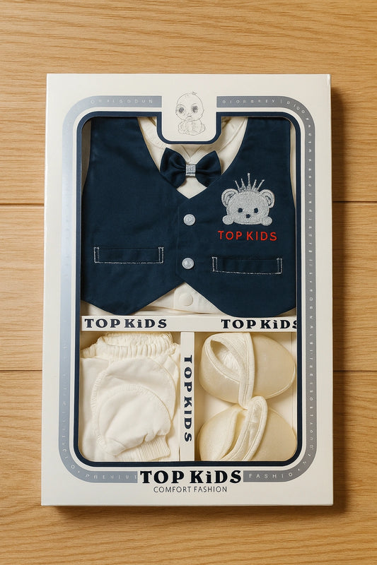 Top Kids GIFT Box  0-3M Bottle Green - Summer Fabric