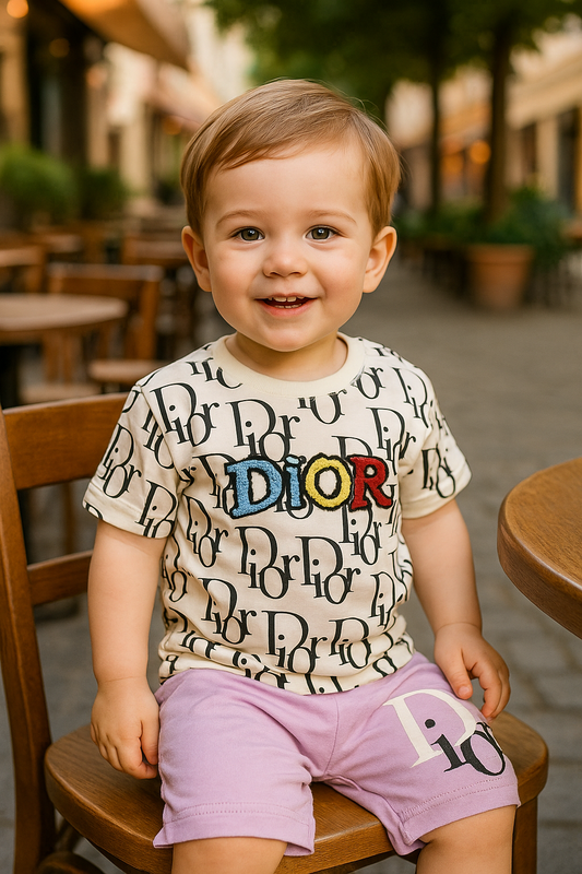 DIO R Light Purple Shirt + Short Set