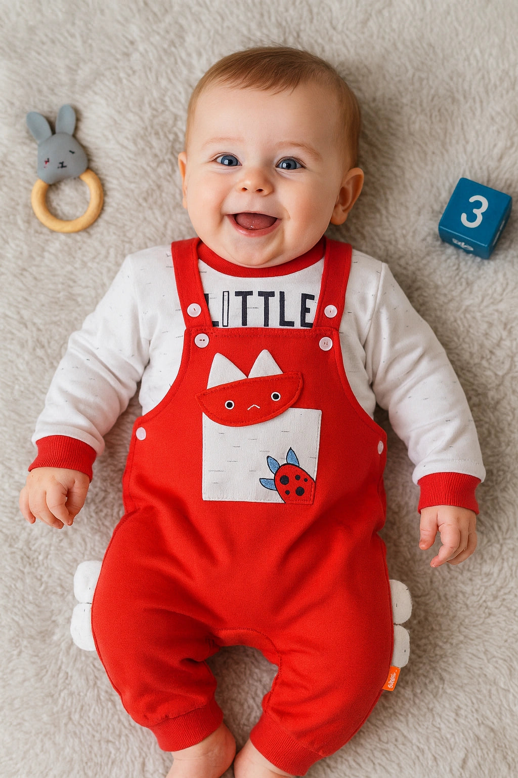 LITTLE MONSTER Red - WINTER TERRY