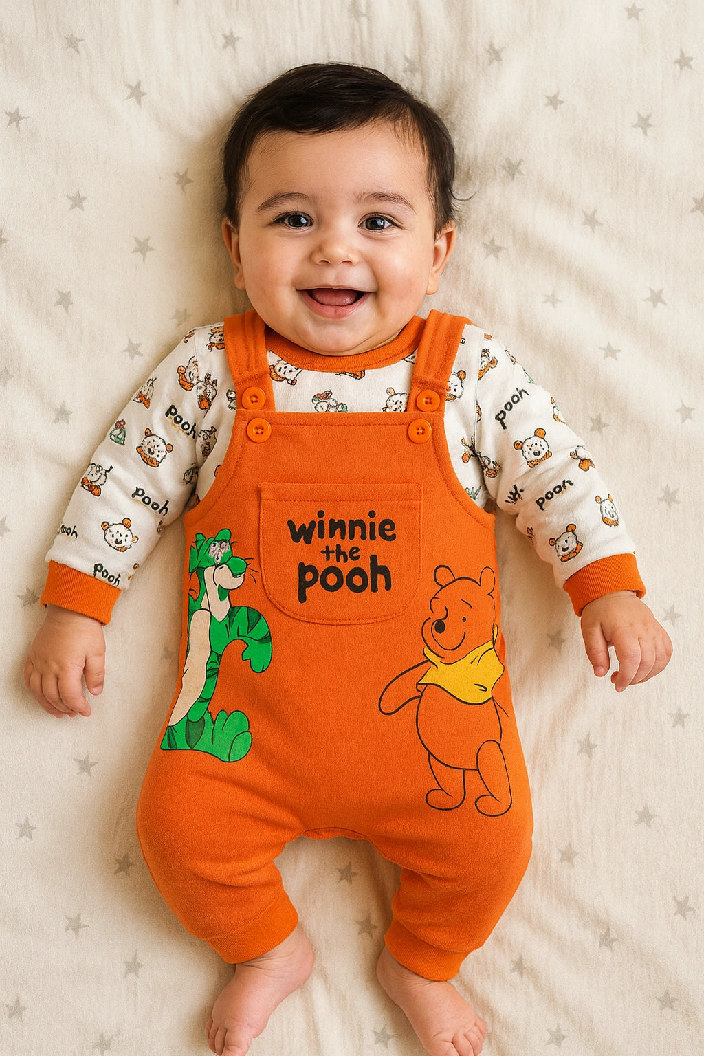 Poooh Romper 0-3M - WINTER FLEECE