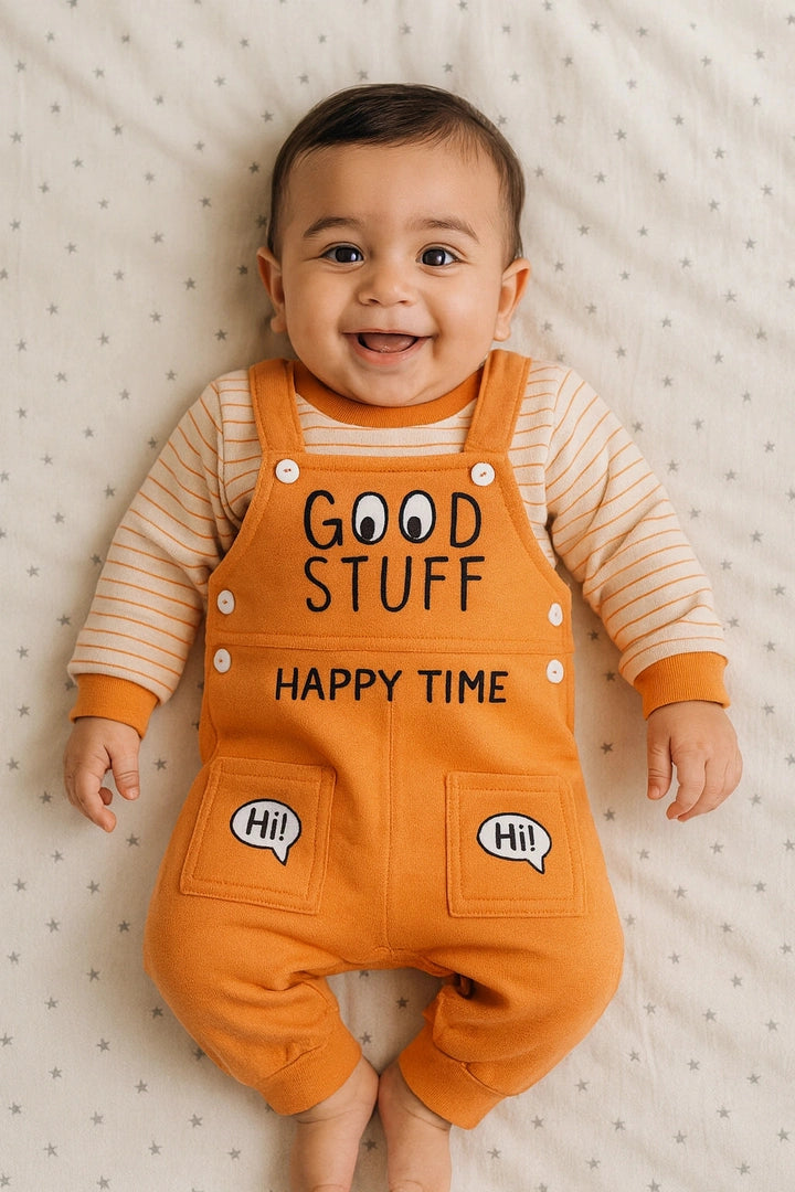Happy Time Romper 0-3M - WINTER FLEECE