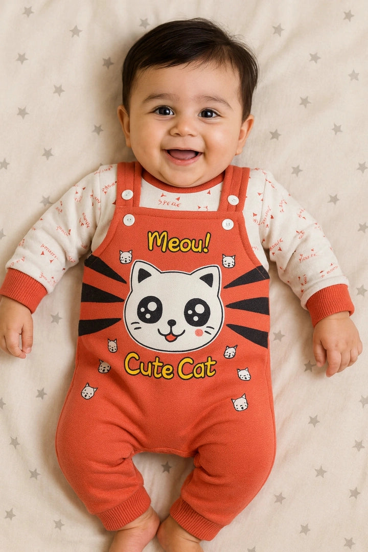 Meou Romper 0-3M - WINTER FLEECE