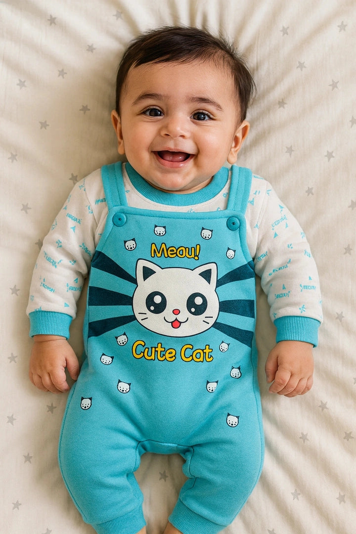 Meou Romper 0-3M - WINTER FLEECE