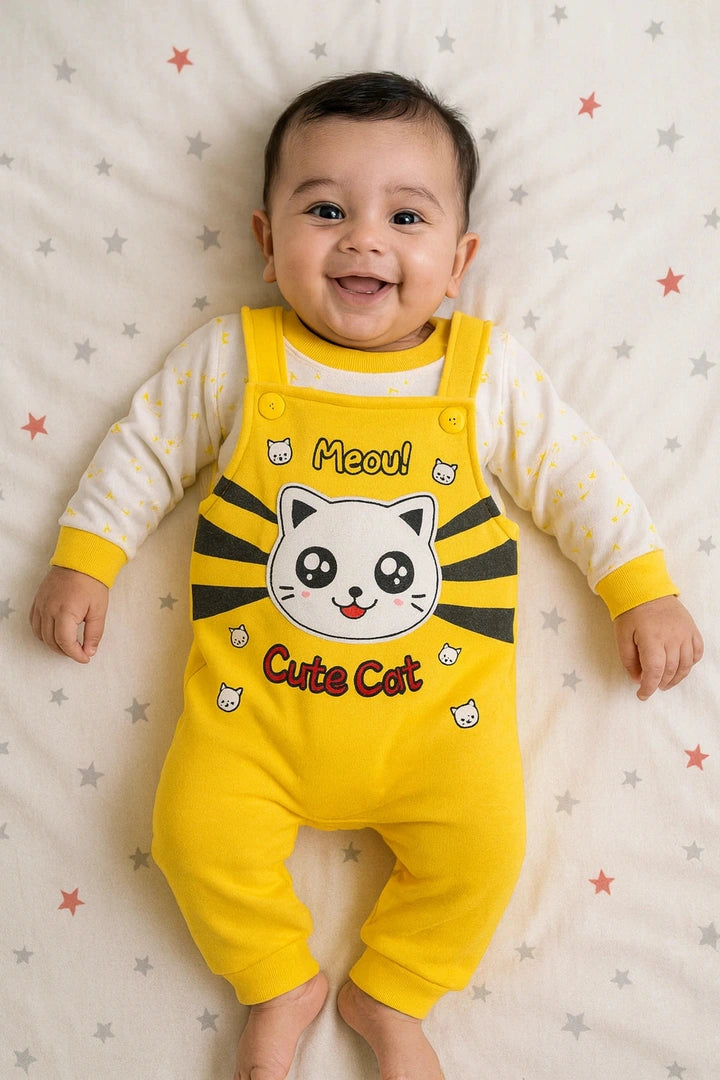 Meou Romper 0-3M - WINTER FLEECE
