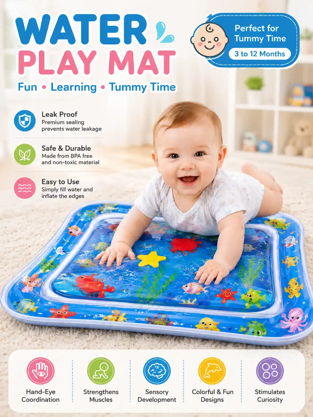 Baby Water Play Mat – Fun, Learning & Healthy Playtime
