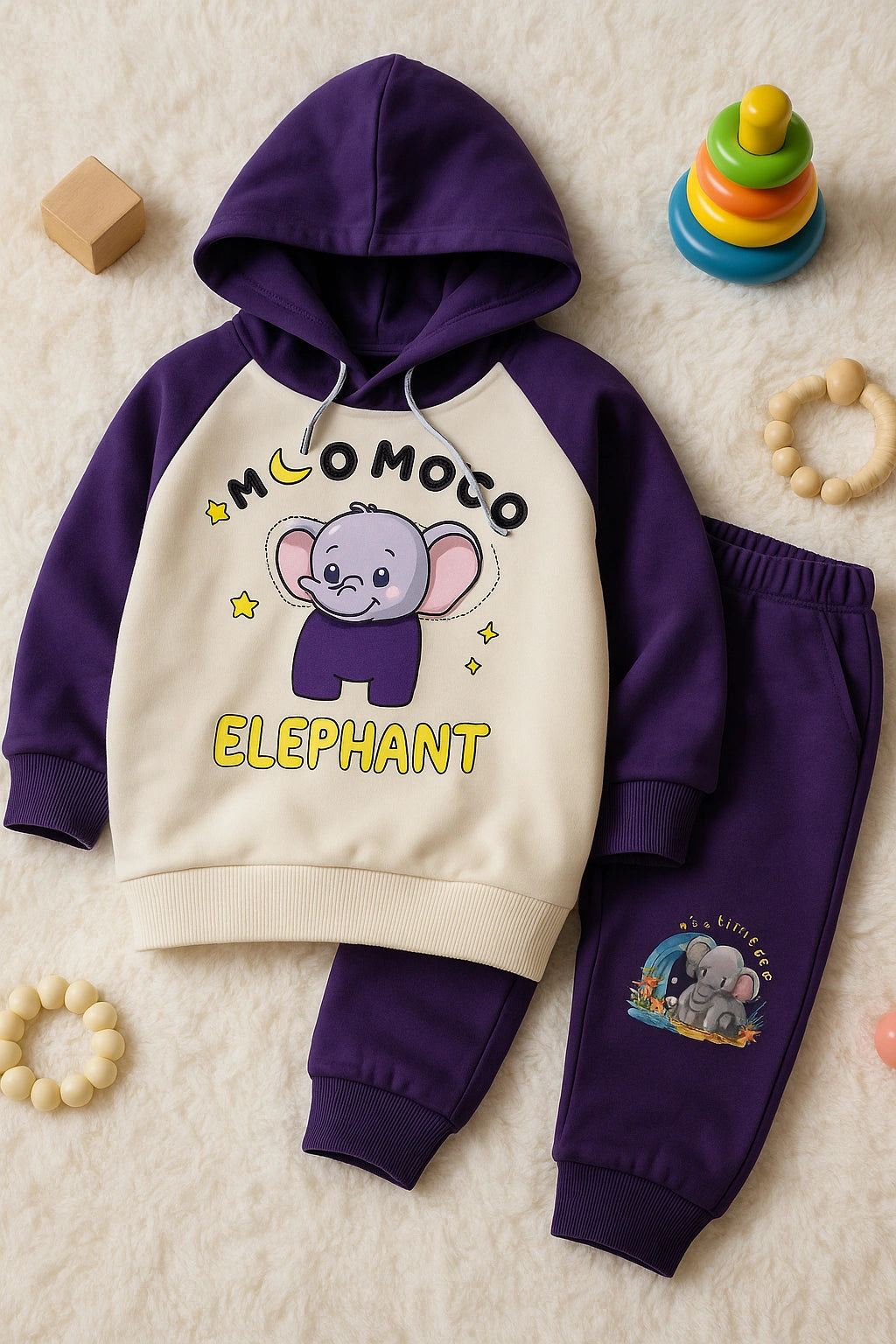 MCOMOCO Ele Hoodie and Trouser - WINTER TERRY