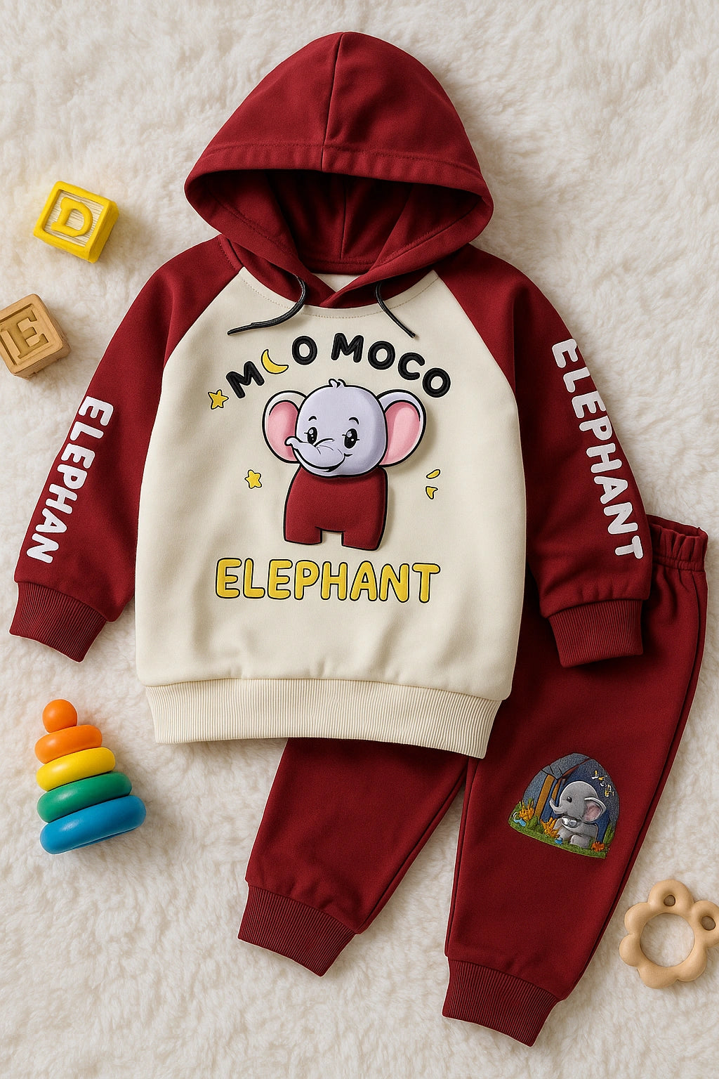 MCOMOCO Ele Hoodie and Trouser - WINTER TERRY
