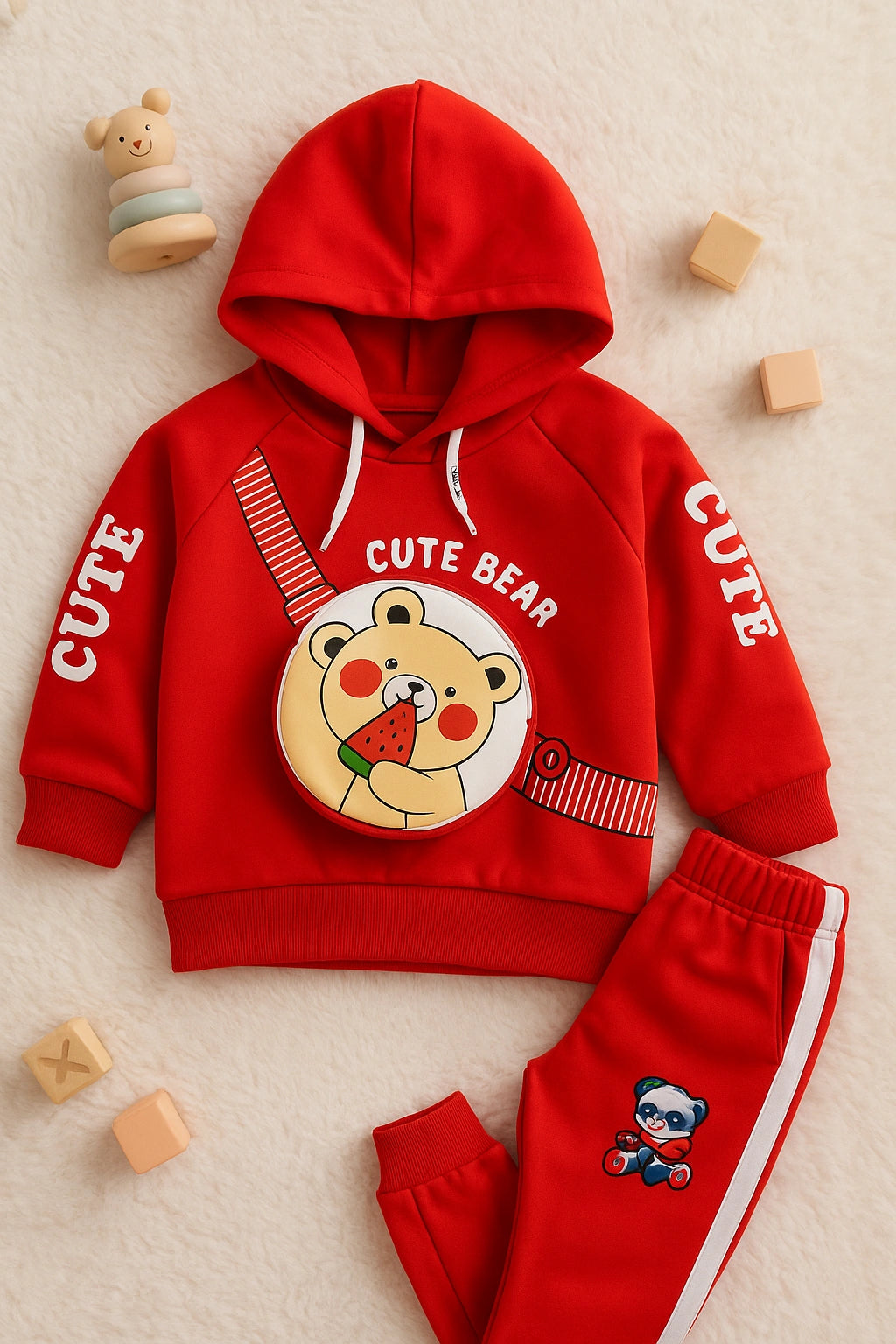 PANDA MELON Hoodie and Trouser - WINTER TERRY