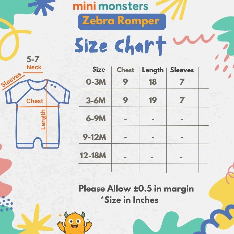 Zebra Romper Peach - SUMMER FABRIC