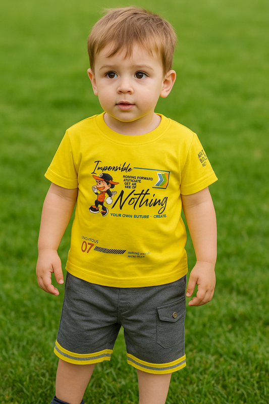 Moving Forward Summer YL Short + Shirt Set