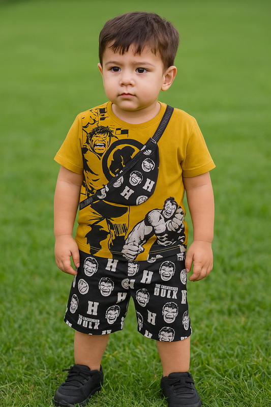 Angry Man YB Short + Shirt Set