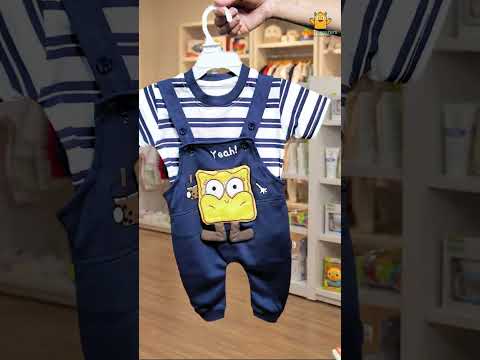 Yeah Sponge Romper BLUE - SUMMER FABRIC